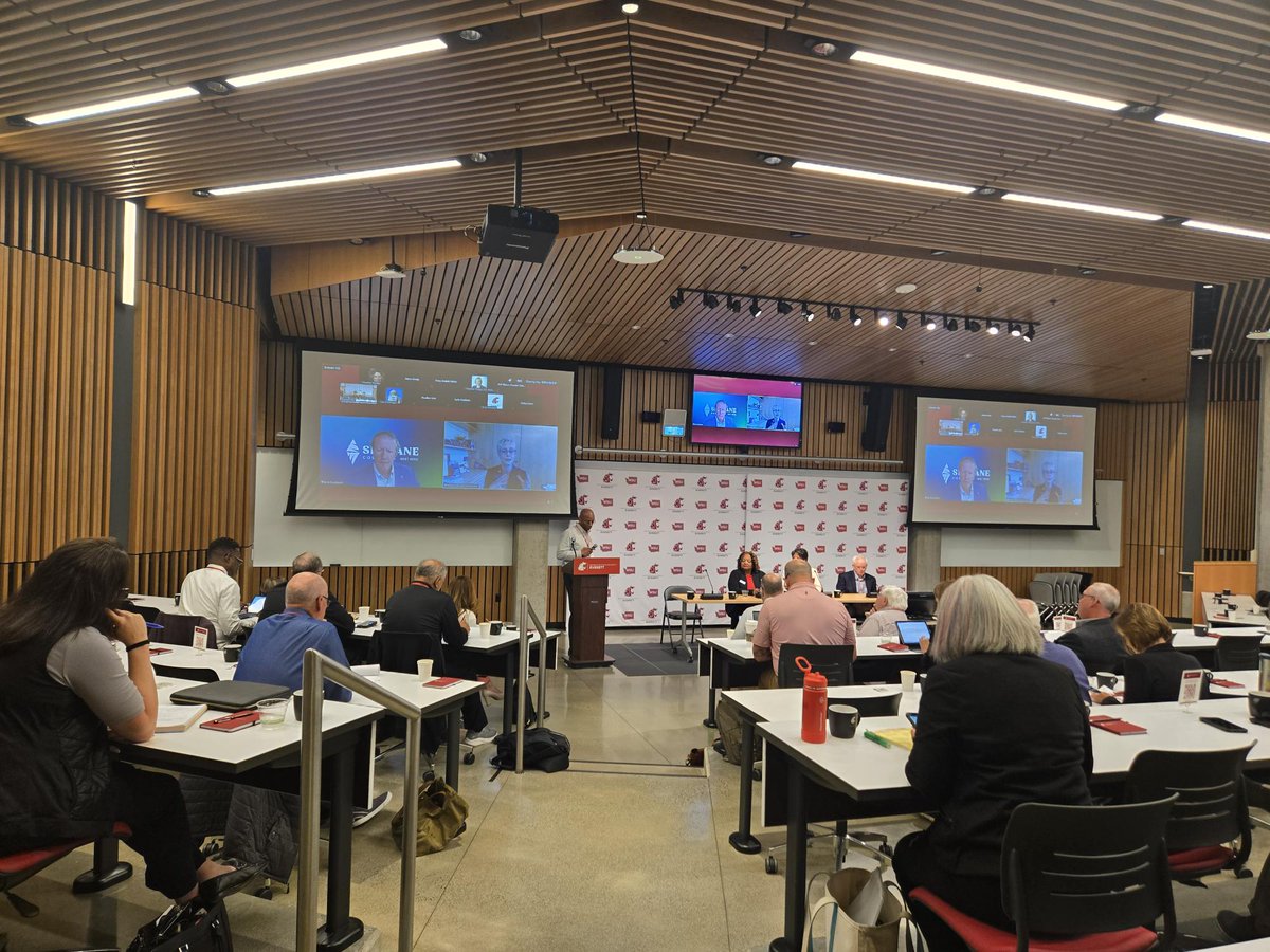 WSU Office of the President (@wsu_cougar_pres) on Twitter photo At the Advisory Council Summit at <a href="/WSUEverett/">WSU Everett</a>, President Cantwell joined WSU community members to discuss the future of the university and opportunities for continued engagement at campuses and locations statewide.
"Together, we’re building a stronger, more connected Cougar At the Advisory Council Summit at <a href="/WSUEverett/">WSU Everett</a>, President Cantwell joined WSU community members to discuss the future of the university and opportunities for continued engagement at campuses and locations statewide.
"Together, we’re building a stronger, more connected Cougar