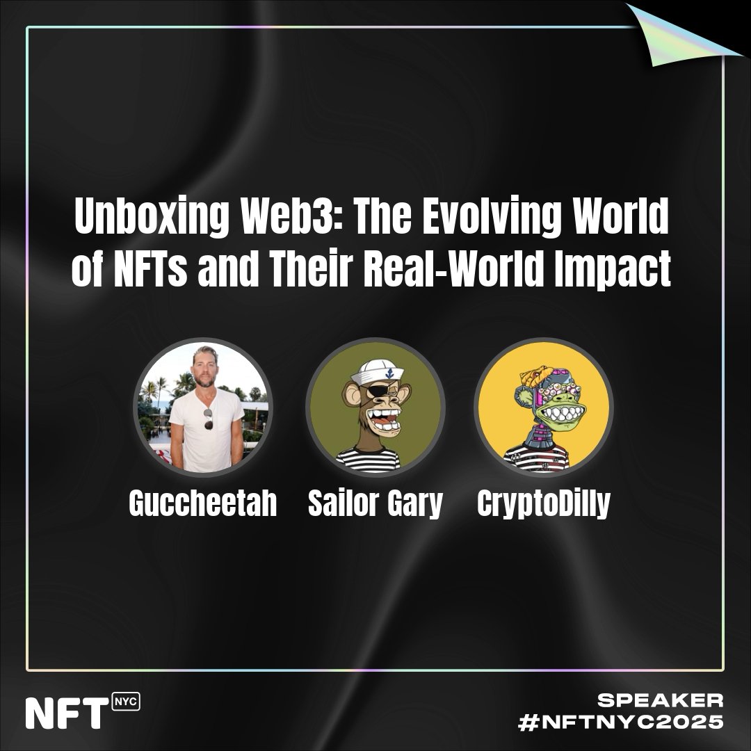 🚨 BIG NEWS 🚨

Unboxing Web3 is hosting our own panel at NFTNYC!

🗓️ June 25 | ⏰ 4:45pm

Join us for insightful discussions on the evolving world of NFTs, special guests, and yes… we’re dropping some alpha on what we’ve been building 👀

Mark your calendars - you don’t wanna