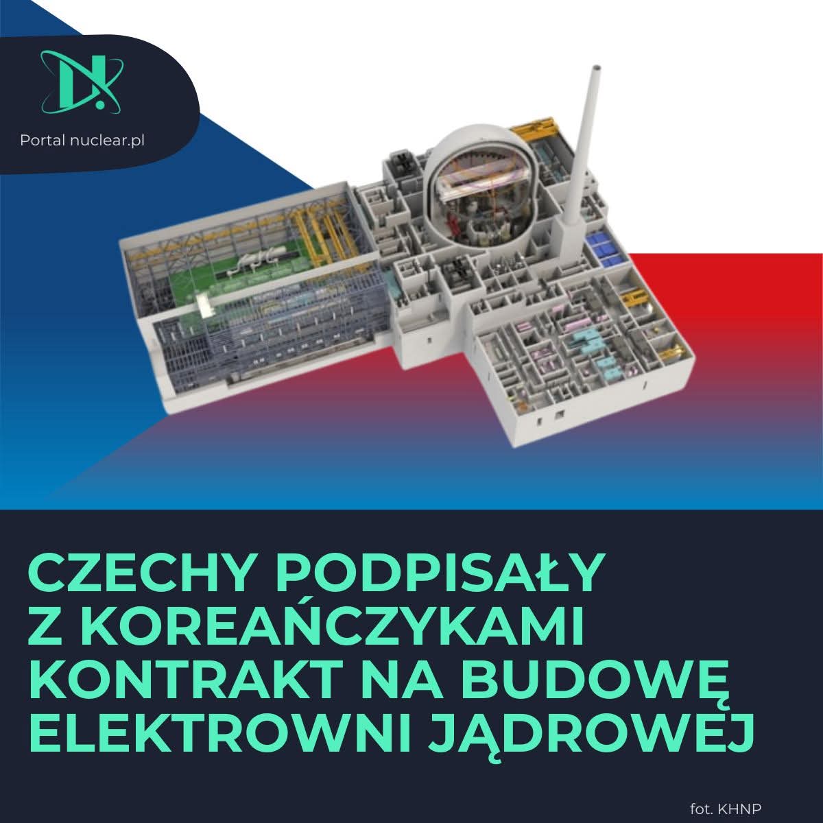 Czechy podpisały z Koreańczykami kontrakt na budowę elektrowni jądrowej. Wart 407 miliardów koron kontrakt podpisano wczoraj, 5 czerwca 2025 roku, po uchyleniu przez Najwyższy Sąd Administracyjny zabezpieczenia skargi wniesionej przez francuski EDF. nuclear.pl/wiadomosci,new…