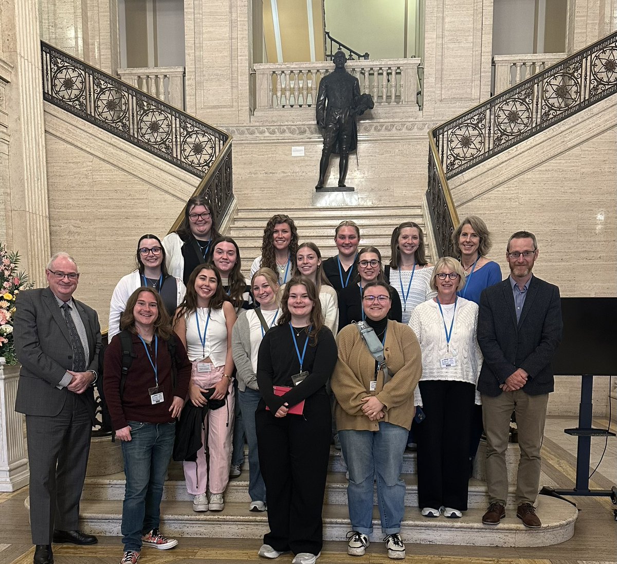 Philip McGuigan (@mcguigan_philip) on Twitter photo Great to welcome students and staff from <a href="/GVSU/">Grand Valley State</a> Michigan to Stormont today.
We had a really good conversation about Irish & world politics and I hope they enjoy the rest of their stay here in Ireland. Great to welcome students and staff from <a href="/GVSU/">Grand Valley State</a> Michigan to Stormont today.
We had a really good conversation about Irish & world politics and I hope they enjoy the rest of their stay here in Ireland.