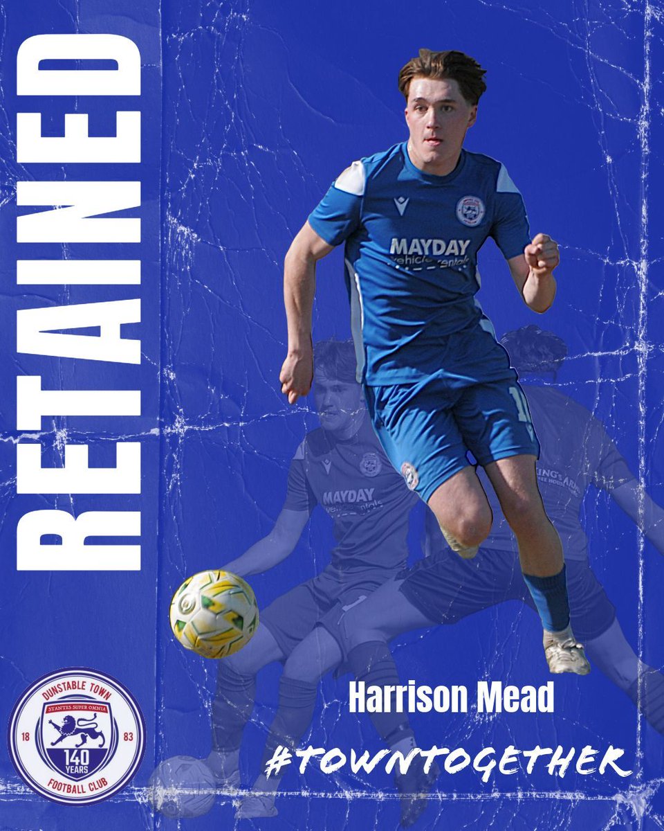 Dunstable Town FC ⚽️ (@dunstabletownfc) on Twitter photo 🤝 PLAYER NEWS | Exciting and energetic midfielder <a href="/HarrisonMead16/">Harrison Mead</a> has committed to signing forms for the coming season.
A really talented player, Meady is creative and difficult to mark. He chipped in with a few goals and assists last season.
#towntogether #youareenough 🤝 PLAYER NEWS | Exciting and energetic midfielder <a href="/HarrisonMead16/">Harrison Mead</a> has committed to signing forms for the coming season.
A really talented player, Meady is creative and difficult to mark. He chipped in with a few goals and assists last season.
#towntogether #youareenough
