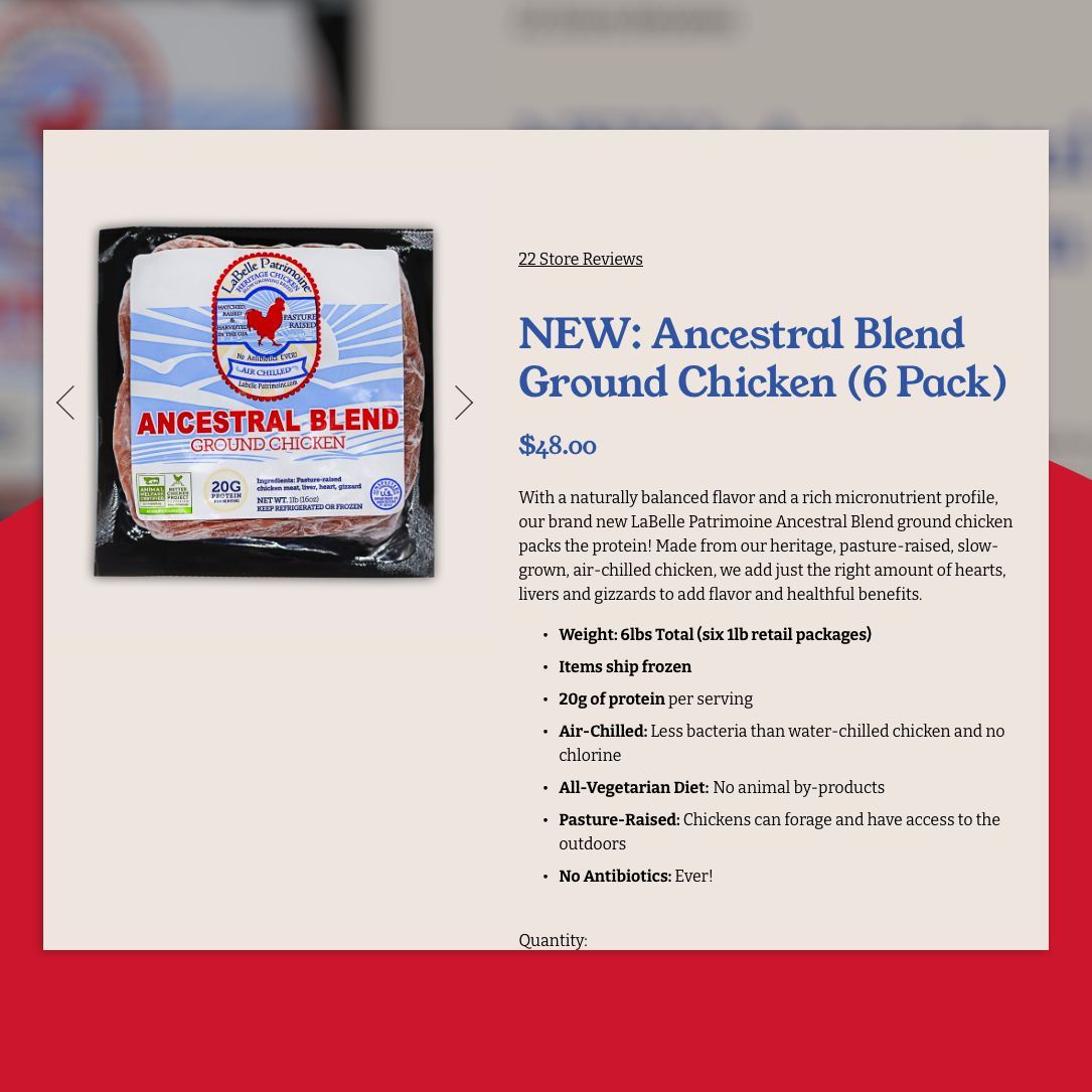 LBPChicken's tweet photo. Our brand new Ancestral Blend ground chicken is NOW available on our shop, shipping to all 50 states! https://t.co/tvKADOo5an 
#regenerative #HeritageChickens#PastureRaisedChicken #AirchilledChicken#betterchickenproject #grownaspromised #labellepatrimoine #AncestralEating https://t.co/LnUjp06jmC