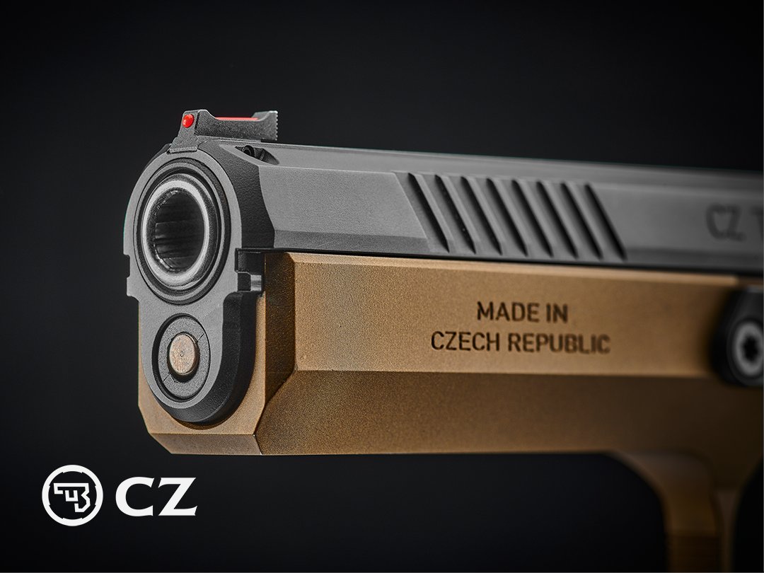 CZ_GUNS's tweet photo. We went quite far since the Bronze Age but we should not forget our roots! Welcome to the CZ TS 2 Deep Bronze! 💥 https://t.co/EcWxdO8v4R