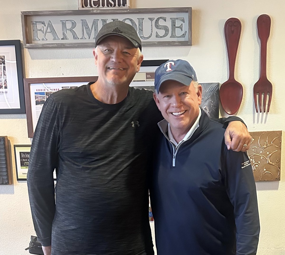 So great to be with longtime WHO-Friend <a href="/CoachBobHoffman/">Bob Hoffman</a> ! Bob is legendary, not just for his 600+ wins, but for being a remarkable Husband, Dad, Coach, Mentor, &amp; Friend. Another great year ahead! <a href="/UCOMBB/">UCO Men's Basketball</a> #powerofwho #blessed #2Chairs