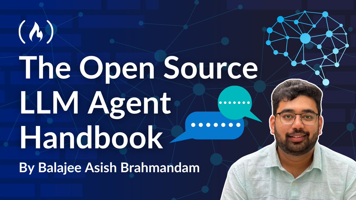freeCodeCamp's tweet image. LLMs are powerful tools.

But they&apos;re reactive, &amp;amp; wait for your input before doing anything.

Here, Balajee goes over how to use LLM agents, which have memory and autonomy, to take your use of AI to the next level.

freecodecamp.org/news/the-open-…