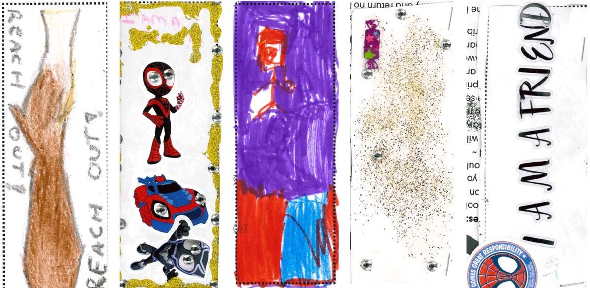 CNSMichigan's tweet image. We 💚 our kids! Check out the amazing bookmarks designed by the kids we serve 🎨 . Three cheers for our winning designs, which will be produced and distributed to support summer reading in our community. 👏 📗 👏 
#WeAreCNSHealthcare #BookmarkContest #SummerReading #YoungArtists