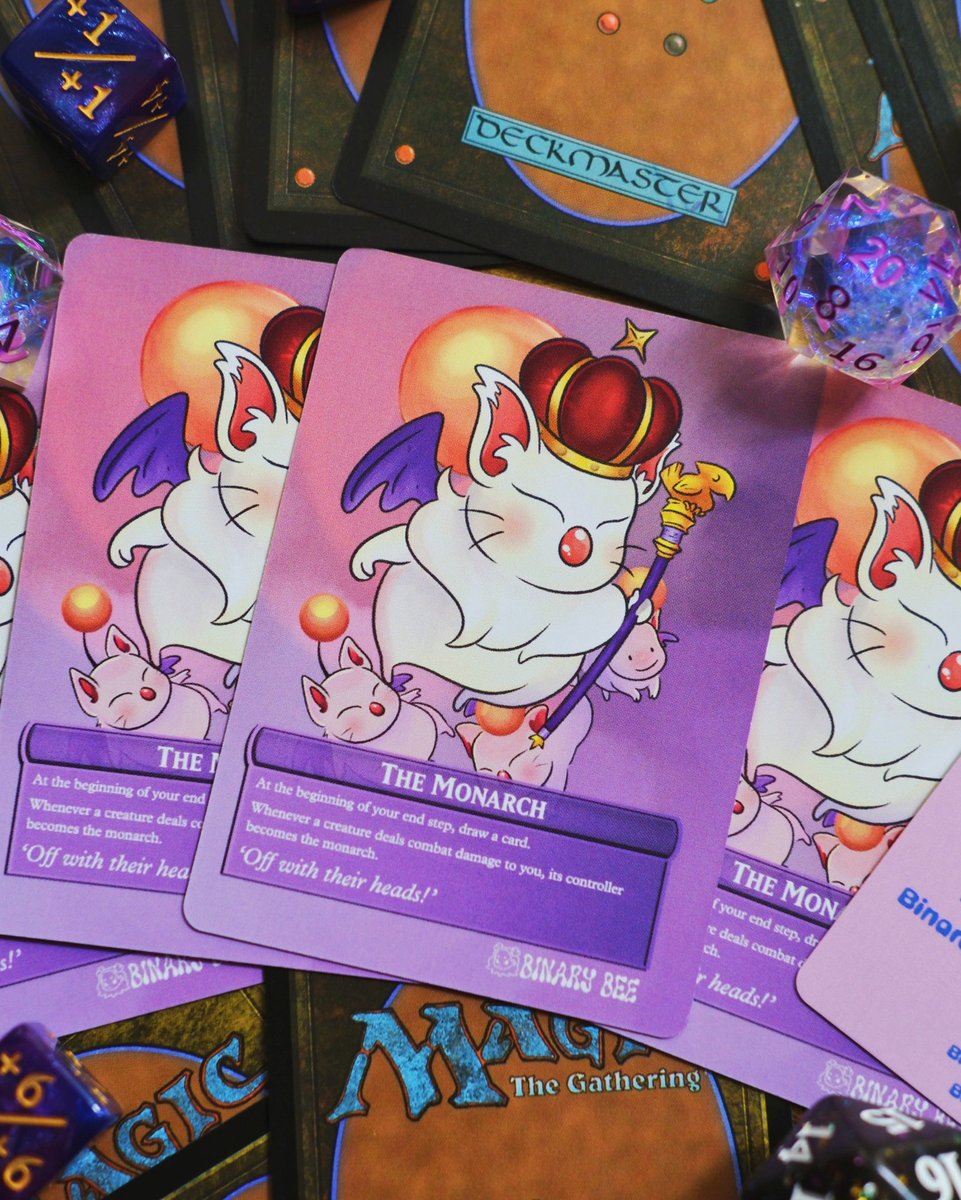 BinaryBeeDraws's tweet image. I'm super excited for #mtgxfinalfantasy prerelease this weekend! 💎
I'll be giving out some tokens I've whipped up for the FF launch! I couldn't resist drawing a Fat Chocobo and King Moogle! 🐥
#finalfantasy #Mtg #magicthegathering