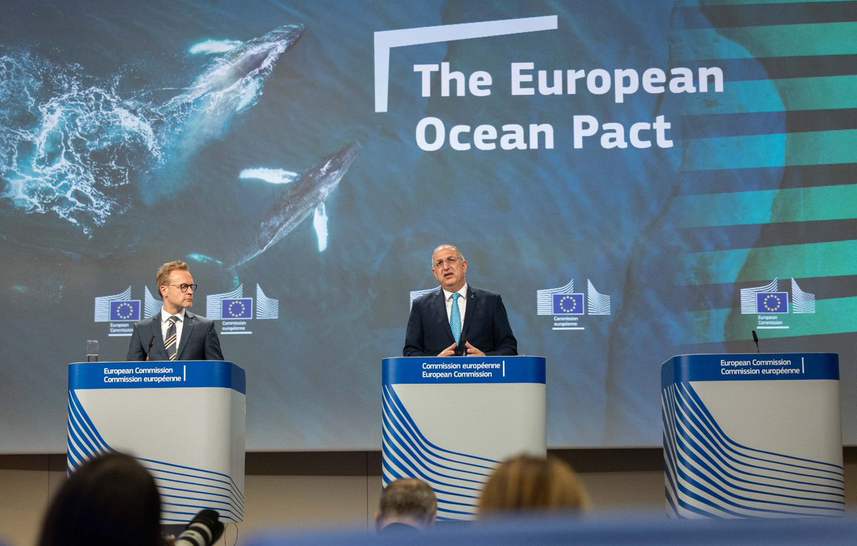 Costas Kadis (@costaskadis) on Twitter photo Today we deliver on an emblematic initiative of the <a href="/vonderleyen/">Ursula von der Leyen</a> <a href="/EU_Commission/">European Commission</a>: The #EUOceanPact.
A stable anchor and an effective lighthouse to boost the competitiveness of the EU’s traditional and emerging Blue Economy sectors. Protecting the coastal and island communities Today we deliver on an emblematic initiative of the <a href="/vonderleyen/">Ursula von der Leyen</a> <a href="/EU_Commission/">European Commission</a>: The #EUOceanPact.
A stable anchor and an effective lighthouse to boost the competitiveness of the EU’s traditional and emerging Blue Economy sectors. Protecting the coastal and island communities