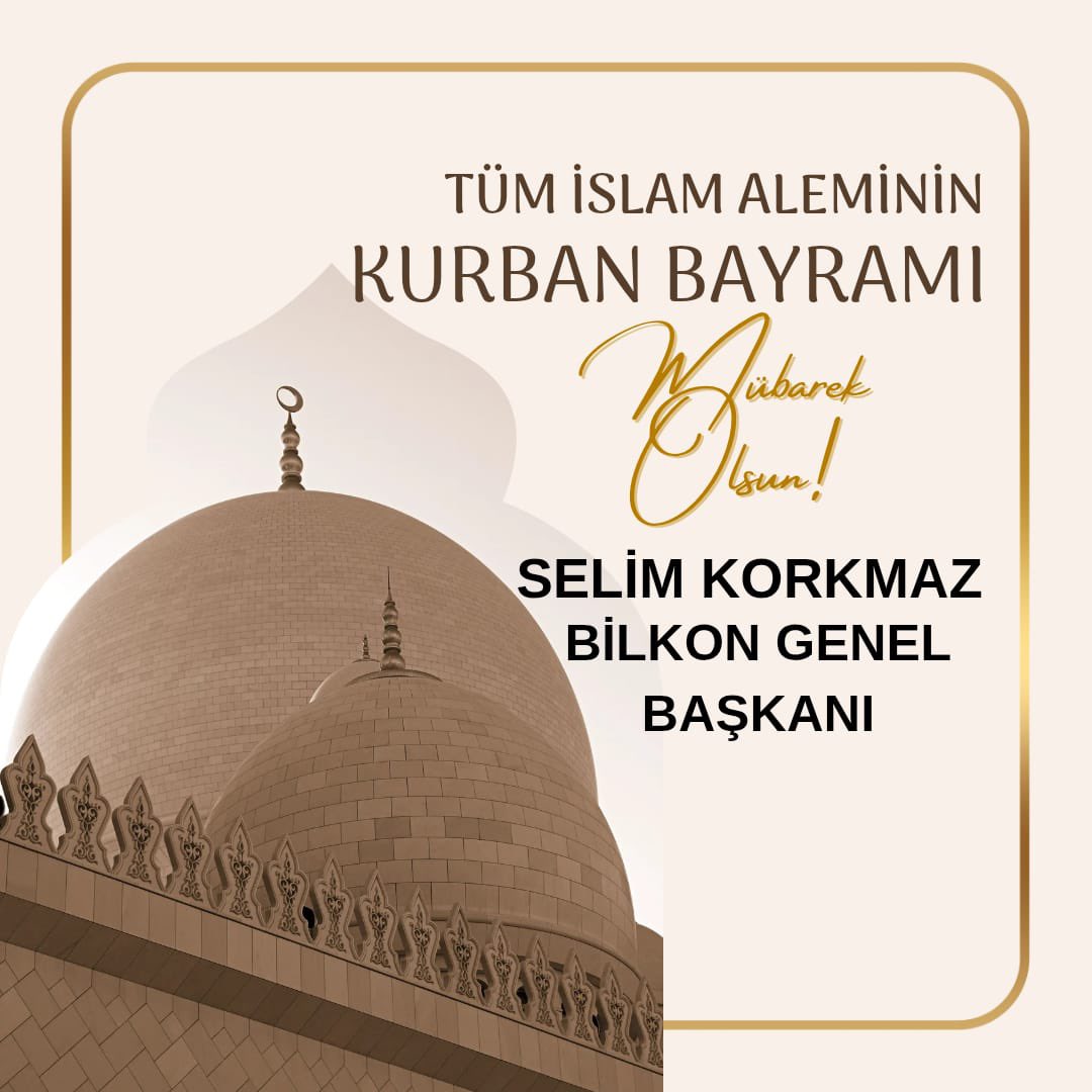 Bayram dostluğu, sevgiyi ve geleceği paylaşmaktır. Aşımızı, ekmeğimizi, soframızı paylaşmaktır. Birlik ve beraberliğimizi, kardeşlik ve dostluğumuzu en sıcak şekilde hissedeceğimiz bir Kurban Bayramı dilerim.
Kurban bayramınız kutlu olsun güzel yurdumun güzel insanları …🫶
