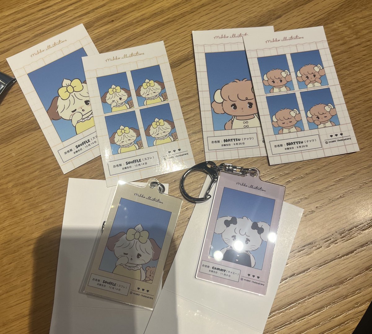 m12069775's tweet photo. mikko popup ポップアップ　交換

【譲】ステッカー　スフレ　ナッツ
　　アクリルキーホルダー　スフレ　キャミー

【求】ムース　

同日発送での郵送希望です。
お気軽にお声がけください☺️

#mikkocharacters #mikko交換 https://t.co/mUL2h1QFEG