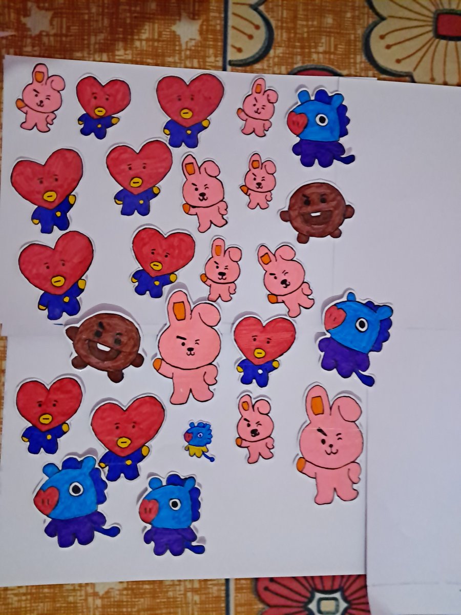 SiyaVictory's tweet image. Thinking of starting a small business with my handmade BT21 stickers 💖 But a thought keeps holding me back — why would anyone buy from me when so many talented ARMYs are already creating amazing designs? Still, this is me… giving it a try. 🐰💜 

#BT21 #HandmadeStickers