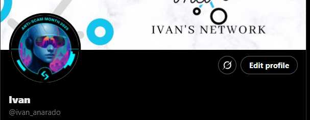 ivan_anarado's tweet photo. New month, new scam-blocking powers for me! #BitgetAntiScamMonth"

"This PFP is my scam armor. Scammers, beware! #AntiScam #Bitget @bitgetglobal https://t.co/v2r41BJN44