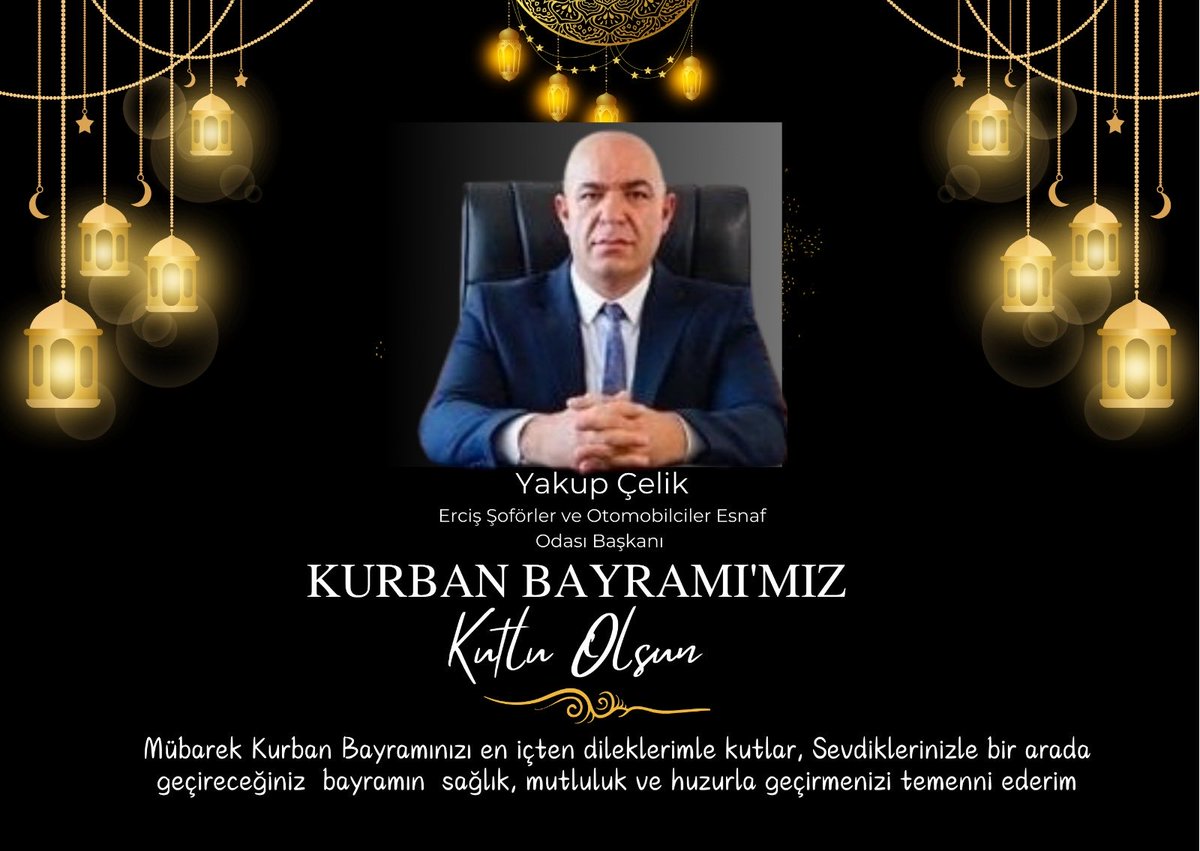 Mübarek Kurban Bayramınızı en içten dileklerimle kutlar, Sevdiklerinizle bir arada geçireceğiniz bayramın sağlık mutluluk be huzurla geçirmenizi temenni ederim. Selamlar saygılar.