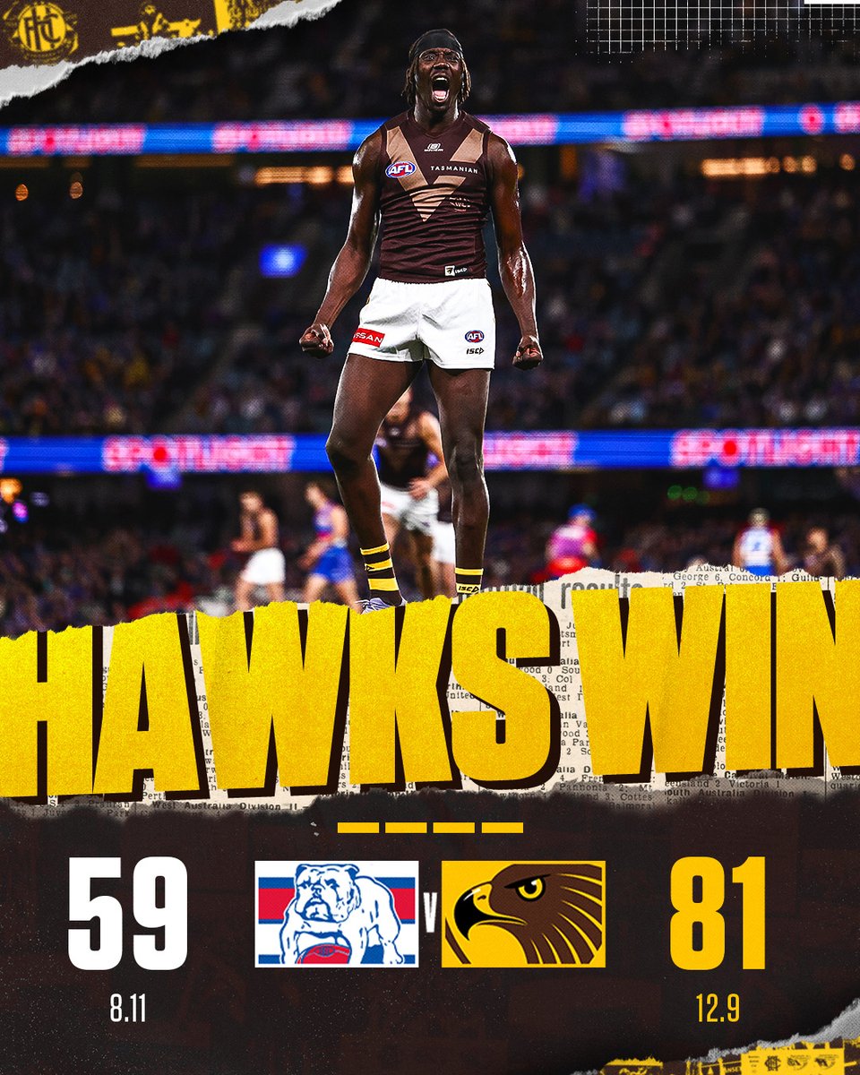 HawthornFC's tweet photo. T.N.F DUB 🚀 https://t.co/KD3ndICSMM