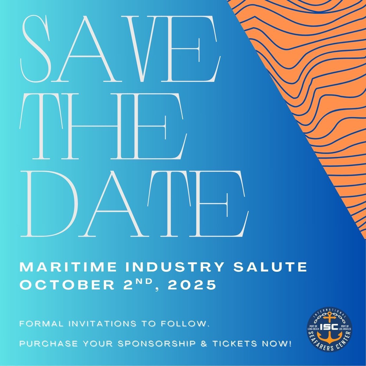iscpolbpola's tweet image. ⚓ SAVE THE DATE: Maritime Industry Salute 2025
📅 October 2nd, 2025
📍 USS Iowa
🎫 Sponsorships, tickets &amp;amp; ad space now available: tickettailor.com/events/theinte… 
Join us in honoring our maritime heroes! Formal invitations to follow.
#MaritimeIndustry #Oct2nd2025 #USSIowa