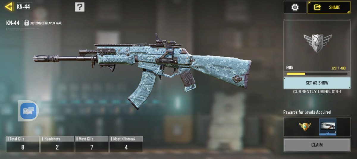 NafatAhmed's tweet image. #Maxed KN-44 #Gun
@highlight 
#ProudToBeMuslim
#Bangladeshi
#ILovGuns
#CallOfDutyMobile
#SubhanAllaah
#Alhamdulillah

Experience is a hard teacher because she gives the test first, the lesson afterward.