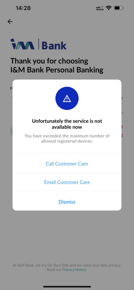 ibrah_steve's tweet photo. @imbankke is your mobile banking working? What’s the issue?? I haven’t changed my handset https://t.co/6bkCIoEvh5