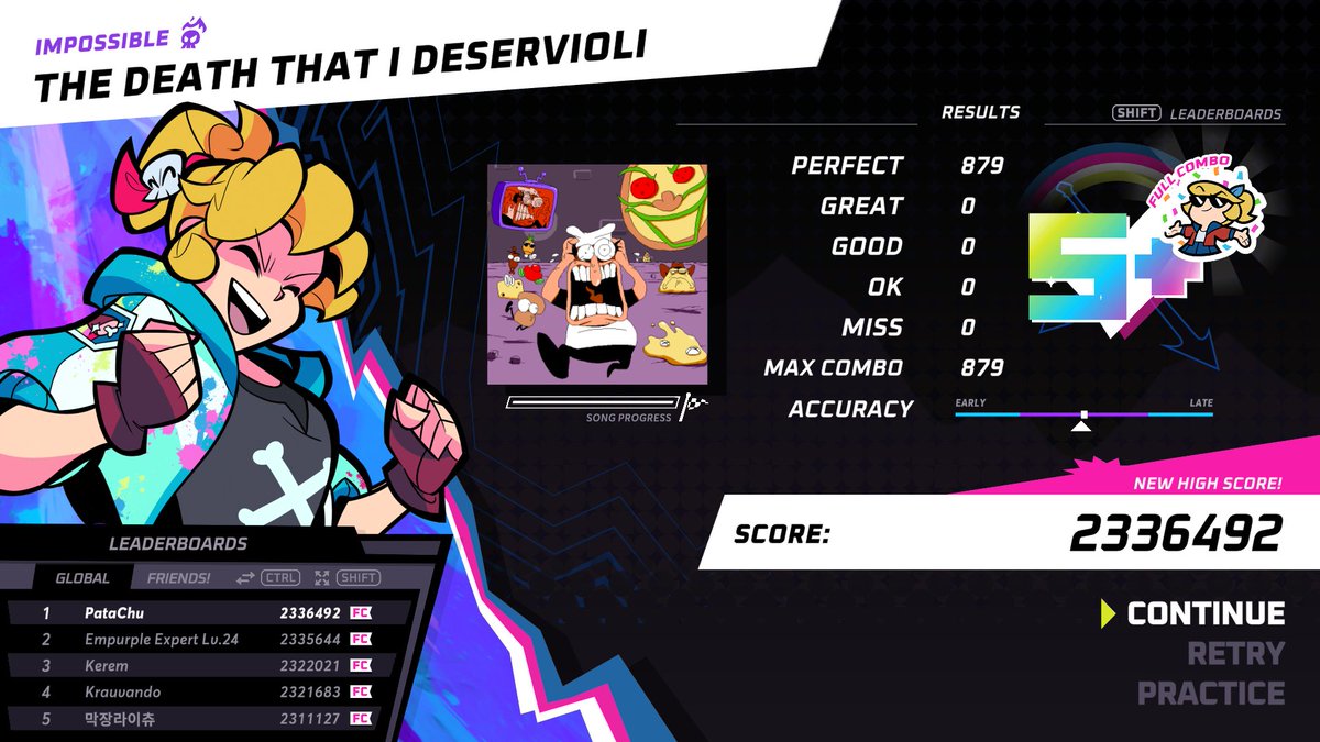 My first PFC after bun took back my previous top 1 a few minutes later 🥹