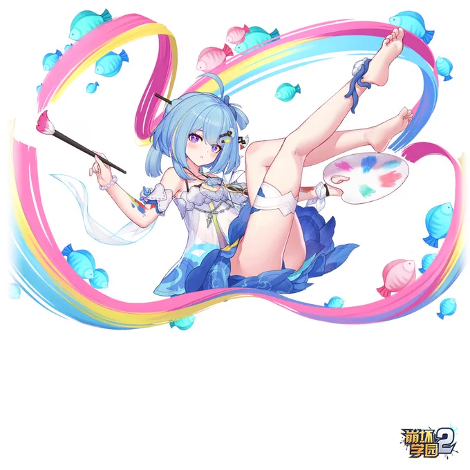 GGZ artwork for HoH Elysia and Griseo