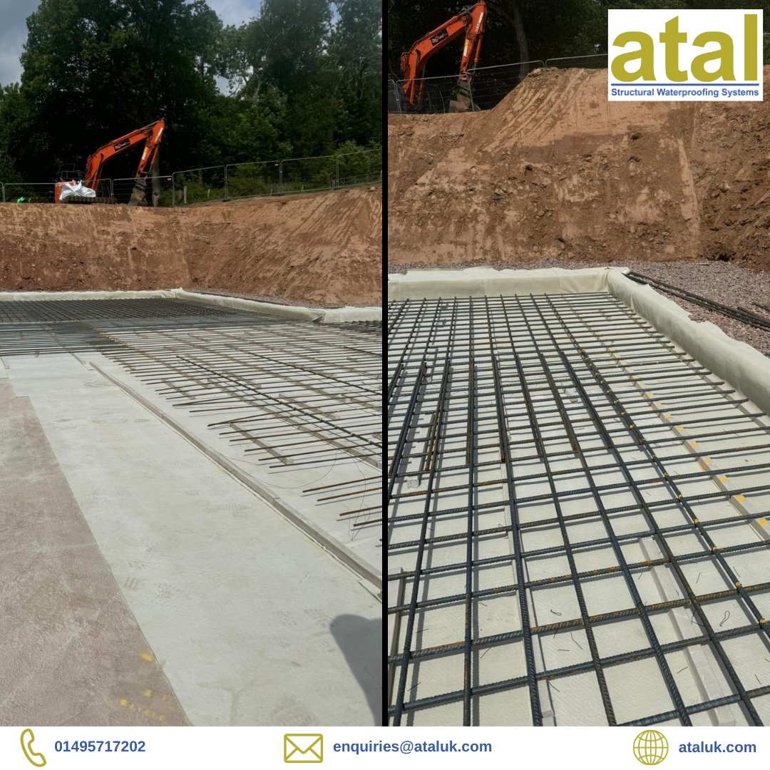 atal_uk's tweet photo. That's some perfect installation of our Atal Bentofix 5000 if I've ever seen one!

This Bentonite Carpet is an amazing solution for Type A Structural Waterproofing.

Great job to the team this week in Usk! https://t.co/K0wtADoMjS