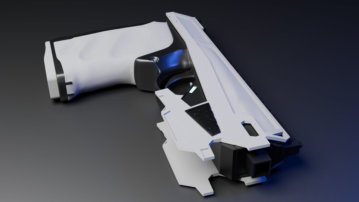 shoobsinator's tweet photo. Silver Sable's gun from Marvel's Spider-Man (Remastered) game
#blender https://t.co/R7yh3UPcJL
