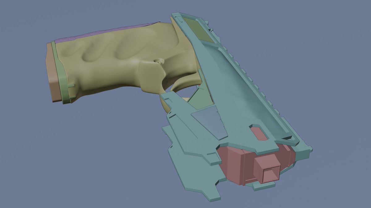 shoobsinator's tweet photo. Silver Sable's gun from Marvel's Spider-Man (Remastered) game
#blender https://t.co/R7yh3UPcJL