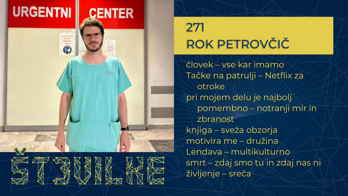 Številke (@stevilkemmc) on Twitter photo Ta teden gostimo zdravnika <a href="/Rok5rovcic/">Rok Petrovčič</a>, za začetek igra asociacij, več pa v prihodnjih dneh. #stevilke271 #stevilke #sezona11 #življenje Ta teden gostimo zdravnika <a href="/Rok5rovcic/">Rok Petrovčič</a>, za začetek igra asociacij, več pa v prihodnjih dneh. #stevilke271 #stevilke #sezona11 #življenje