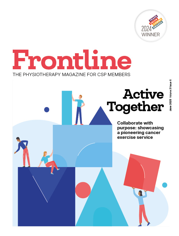 thecsp's tweet photo. In the June issue of Frontline you can learn about:

🔬 A groundbreaking cancer rehab service
📚 The benefits of research 
⚖️ Workplace equity

Whether you're in clinical practice, research or management - this issue is for you!

Visit: https://t.co/JpgKreS97p https://t.co/rtJht3u9uL