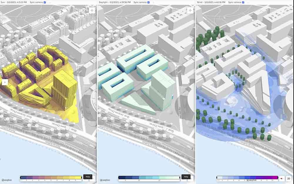 La IA puede analizar cómo fluye el aire en una ciudad, cómo incide el sol en un tejado, o cómo envejece un material antes de construir. 👉 hubs.la/Q03kZFMT0