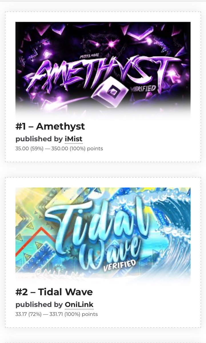 TheRedPlayerT's tweet image. Call it what you want, but Tidal Wave had an outstanding run. I think its a way better level than Amethyst, but both are fine imo (one is just better)