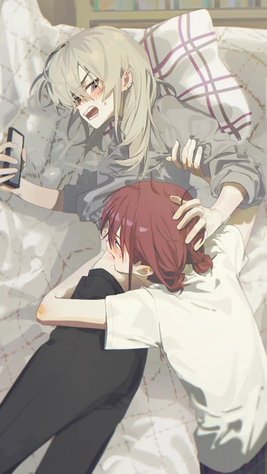#ガールズバンドクライ #になもも #100日チャレンジ hug (83/100)