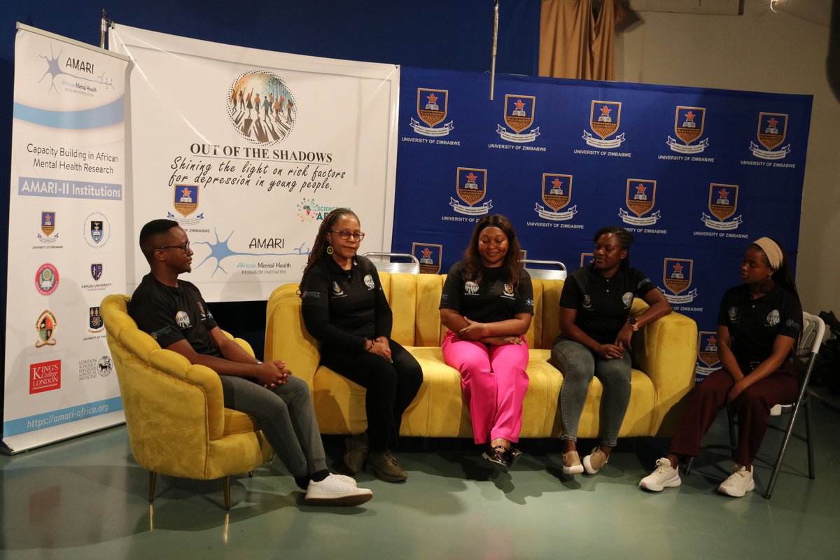 ConsortiumAMARI's tweet image. 🎙️ AMARI PhD researcher @tdzuda has launched “Out of the Shadows263” - a podcast sharing real stories of young people in Zimbabwe navigating #mentalhealth challenges. It aims to empower youth and create a supportive space for healing and hope. @SciforAfrica @LillianMutengu