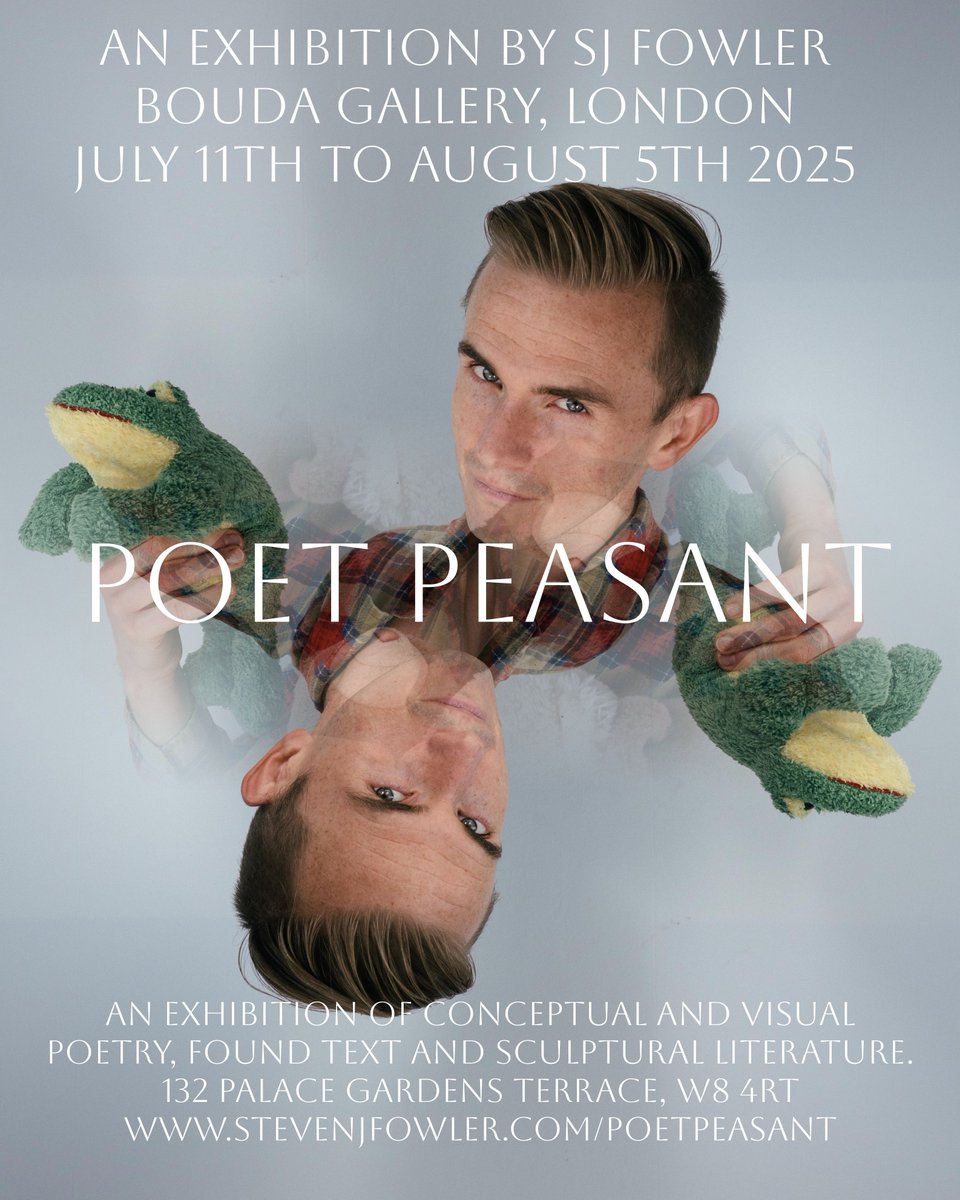 SJ Fowler (@stevenjfowler) on Twitter photo Poet Peasant : happy to announce a solo exhibition this summer in Notting Hill at The Bouda Gallery <a href="/CzechCentreLnd/">Czech Centre London</a>. July 11th to Aug 5th, open Weds to Sat 12 to 5pm. Conceptual visual found sculptural poetry and curios london.czechcentres.cz/en/program/poe… Poet Peasant : happy to announce a solo exhibition this summer in Notting Hill at The Bouda Gallery <a href="/CzechCentreLnd/">Czech Centre London</a>. July 11th to Aug 5th, open Weds to Sat 12 to 5pm. Conceptual visual found sculptural poetry and curios london.czechcentres.cz/en/program/poe…