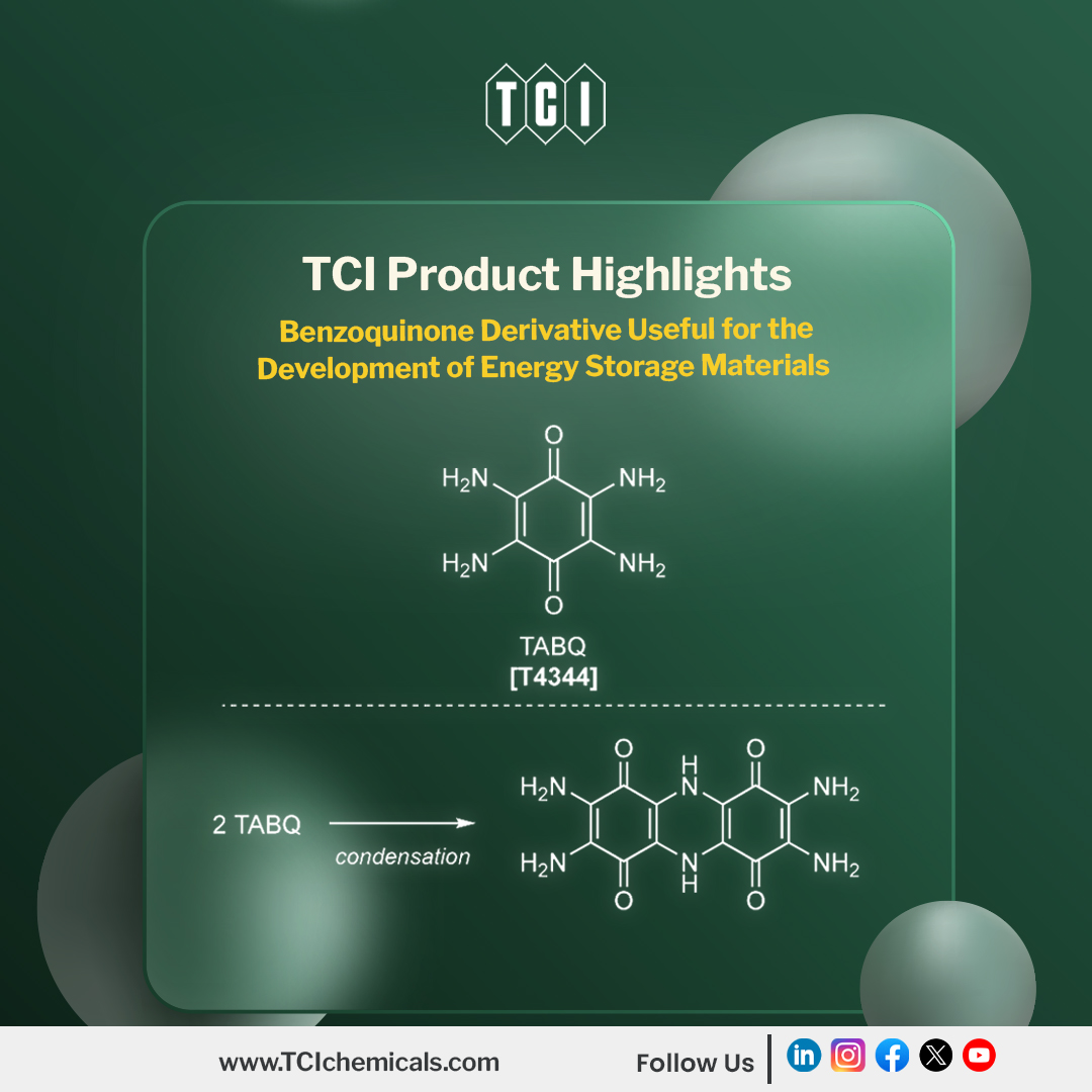 Tokyo Chemical Industry (@tcichemicals) on Twitter photo ๐๐๐ง๐ณ๐จ๐ช๐ฎ๐ข๐ง๐จ๐ง๐ ๐๐๐ซ๐ข๐ฏ๐๐ญ๐ข๐ฏ๐ ๐๐ฌ๐๐๐ฎ๐ฅ ๐๐จ๐ซ ๐ญ๐ก๐ ๐๐๐ฏ๐๐ฅ๐จ๐ฉ๐ฆ๐๐ง๐ญ ๐จ๐ ๐๐ง๐๐ซ๐ ๐ฒ ๐๐ญ๐จ๐ซ๐๐ ๐ ๐๐๐ญ๐๐ซ๐ข๐๐ฅ๐ฌ.
๐๐๐๐ซ๐ง ๐๐จ๐ซ๐: tcichemicals.com/US/en/product/โฆ ๐๐๐ง๐ณ๐จ๐ช๐ฎ๐ข๐ง๐จ๐ง๐ ๐๐๐ซ๐ข๐ฏ๐๐ญ๐ข๐ฏ๐ ๐๐ฌ๐๐๐ฎ๐ฅ ๐๐จ๐ซ ๐ญ๐ก๐ ๐๐๐ฏ๐๐ฅ๐จ๐ฉ๐ฆ๐๐ง๐ญ ๐จ๐ ๐๐ง๐๐ซ๐ ๐ฒ ๐๐ญ๐จ๐ซ๐๐ ๐ ๐๐๐ญ๐๐ซ๐ข๐๐ฅ๐ฌ.
๐๐๐๐ซ๐ง ๐๐จ๐ซ๐: tcichemicals.com/US/en/product/โฆ
