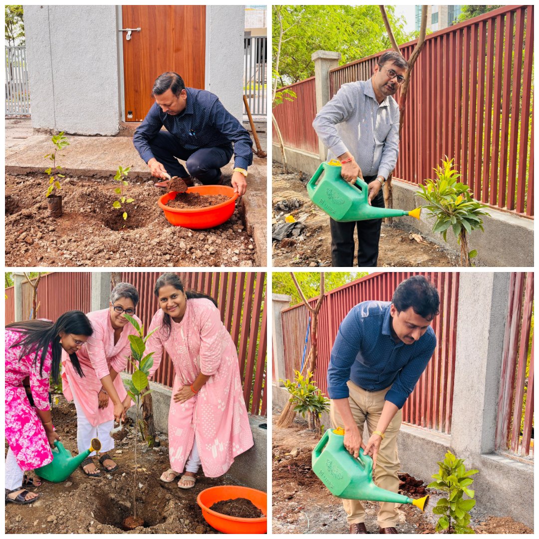 On the occasion of World Environment Day, a tree plantation drive was conducted within the office premises of STPI-Pune. 

#SayNoToPlastic #WED2025 #WorldEnvironmentDay 
<a href="/stpiindia/">STPI</a> <a href="/arvindtw/">Arvind Kumar</a>