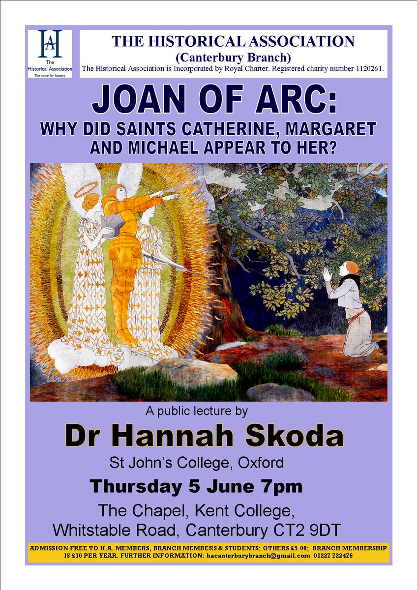 This evening's talk. Easy parking in Austen car park.