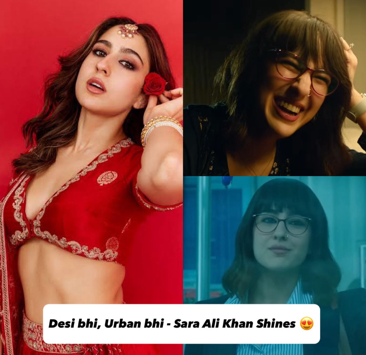 #SaraAliKhan usually known to pull off small town girl roles with ease, but with #MID one thing is sure - she can do both 😍
.
.
.
.
#SaraAliKhan #MID #TalkingBling