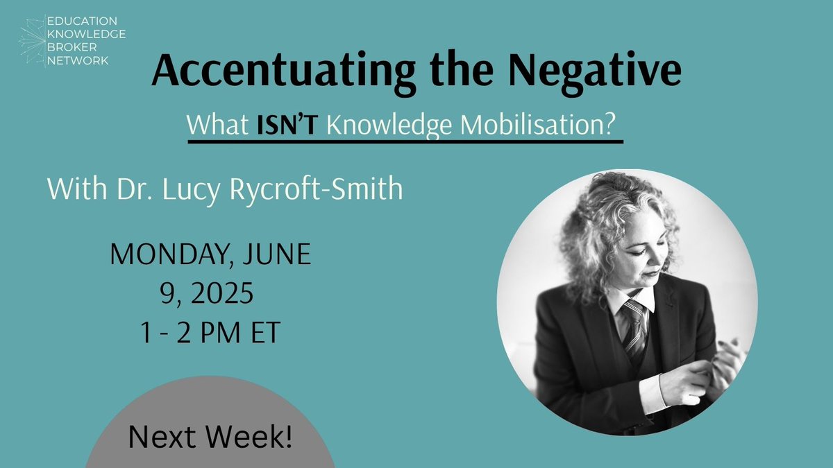 EdKnowledBroker's tweet image. Join Dr. Lucy Rycroft-Smith for an enriching conversation about how knowledge brokers  can inform, misinform, or disinform, and consider how our community can address this. It promises to be an enriching conversation. #knowledgebrokering Register: Network.short.gy/NotKMb?