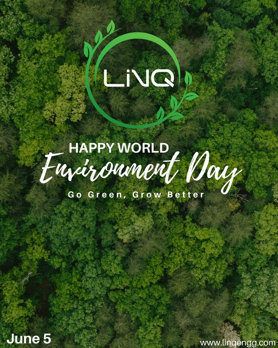 LinqEngg's tweet photo. 🌍 Protecting the environment isn't a choice—it's a responsibility we all share. 

This World Environment Day, let's commit to sustainable actions that lead to lasting impact. 💚

#WorldEnvironmentDay #Sustainability #ClimateAction #EnvironmentMatters https://t.co/47U2EkVQRH