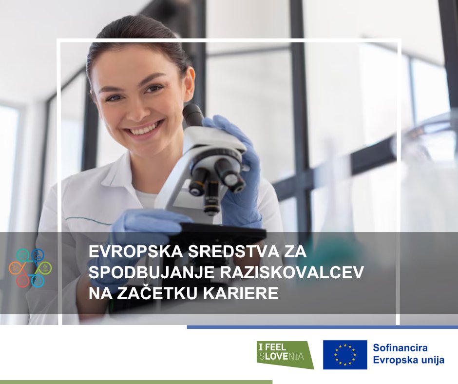 Ministrstvo za kohezijo in regionalni razvoj (@mkrrsi) on Twitter photo ✅ <a href="/mkrrSI/">Ministrstvo za kohezijo in regionalni razvoj</a> je odobrili #EUsredstva za JR Spodbujanje raziskovalcev na začetku kariere.
📊Za JR v vrednosti 10 mio EUR bo ESRR prispeval 5,35 mio EUR.
📅JR bo v UL RS objavljen predvidoma 6. 6. 2025.
Več: gov.si/novice/2025-06… ✅ <a href="/mkrrSI/">Ministrstvo za kohezijo in regionalni razvoj</a> je odobrili #EUsredstva za JR Spodbujanje raziskovalcev na začetku kariere.
📊Za JR v vrednosti 10 mio EUR bo ESRR prispeval 5,35 mio EUR.
📅JR bo v UL RS objavljen predvidoma 6. 6. 2025.
Več: gov.si/novice/2025-06…