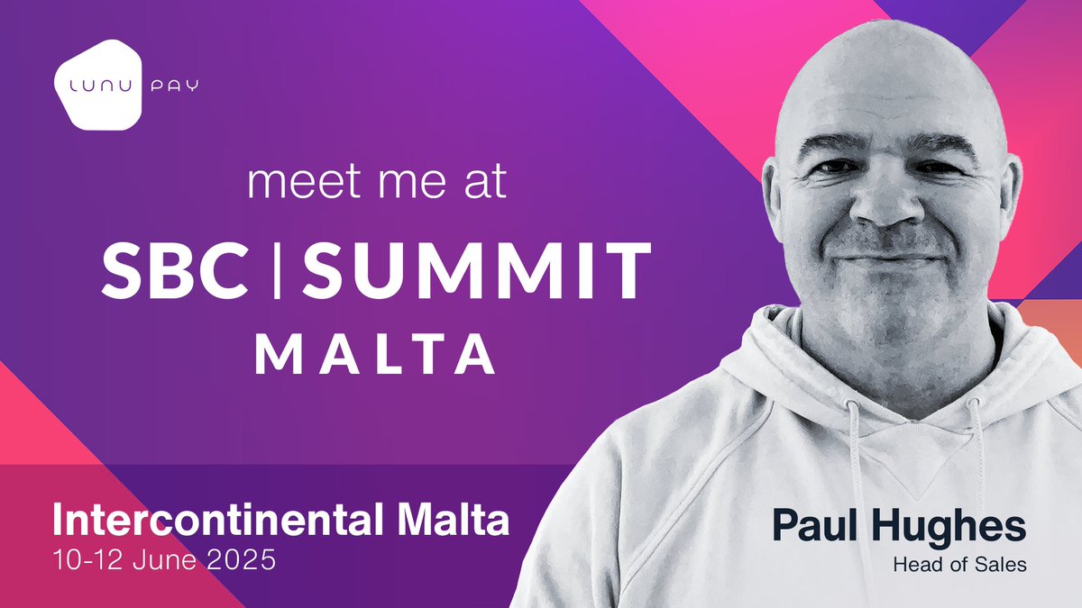 Lunu Pay is heading to SBC Summit Malta! 🇲🇹

Our Head of Sales will be attending one of the key events for fintech, Web3, and iGaming. Let’s connect and talk crypto payments, innovation, and retail tech.

#LunuPay #CryptoPayments #SBCSummitMalta #Web3 #Fintech #RetailTech