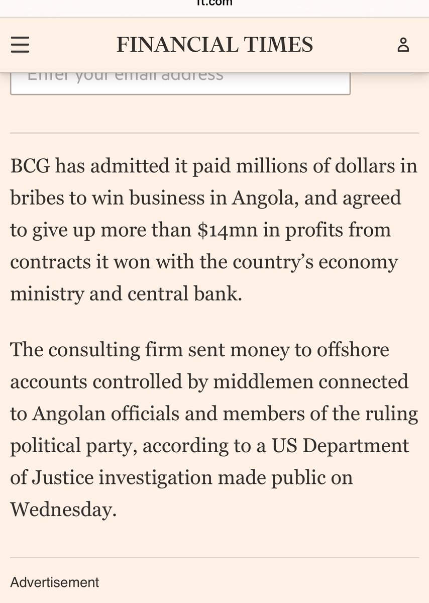 Boston Consulting Group нь ядуу буурай улсын стратеги нэрийн төсөл бичиж өгч, тэгээд өндөр төлбөр авч, эргүүлээд Төрийн эрх барьж байгаа намын гишүүдэд нь авилгал тараадгаараа алдартай Ко монголд соёлын яамны захиалгаар ажил хийжээ. Номин мөн яарч мөнгө шилжүүлсэн гэнэ ээ. 

Энэ