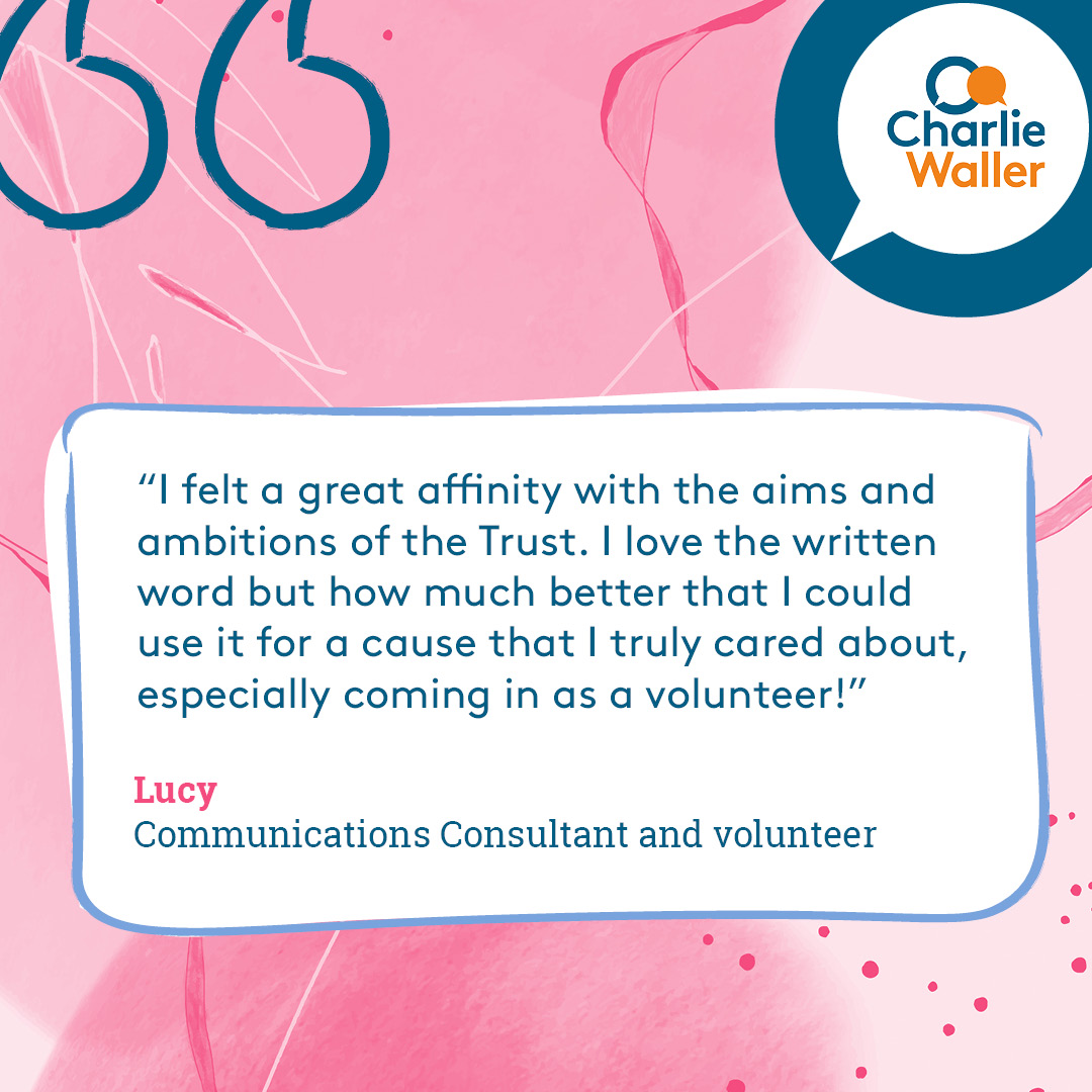 🌟 It’s #VolunteersWeek! 🌟

We’re celebrating Carole, Bronwen &amp; Lucy, 3 incredible volunteers whose time, skills &amp; lived experience help us reach more young people every day 💛

📖 Read their inspiring stories: go.charliewaller.org/3HISQyw

#VolunteerAppreciation  #Volunteering