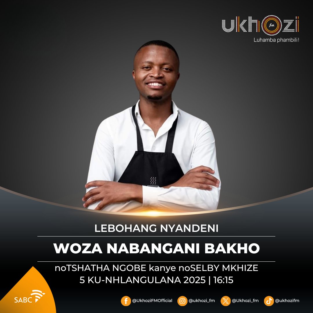 ukhozi_fm's tweet photo. Inkunzi Isematholeni

Sixoxa no-Lebohang Nyandeni, umsunguli webhizinisi lekhofi, elaqalwa ngesikhathi kuvalelwe i-COVID-19 ngo-2021. Namuhla, umkhiqizo wakhe wekhofi, i-iKoffie, uthengiswa ezitolo ezinkulu futhi unesitolo sekhofi esihamba phambili. Uthando lukaNyandeni lekhofi ukuze agcine engene ebhizinisini, uthi wakhuthazwa ugogo wakhe.

#UkhoziFMWNB #UkhoziFM #UkhoziFM65