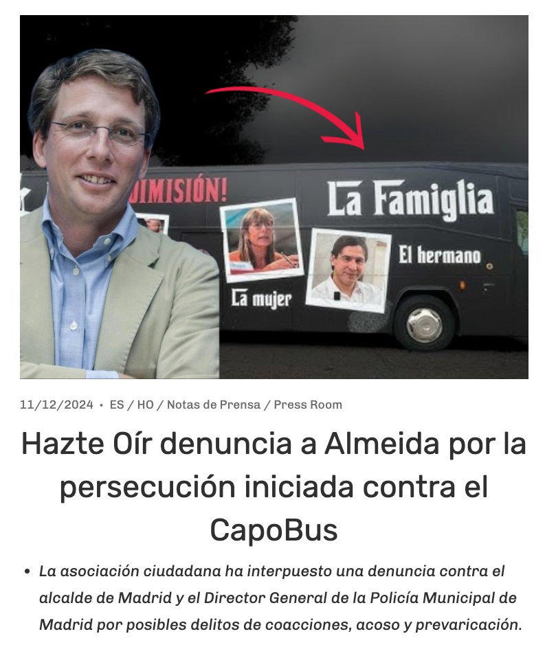 borja_montoro_c's tweet photo. Me lo voy a guardar, para publicarlo mañana con las fotos de todos vuestros barones reunidos con el capo
Y además, ¿no os da vergüenza venir ahora con esto, después de la persecución a la que @AlmeidaPP_ sometió al bus de @hazteoir...? https://t.co/MO12NgZF22