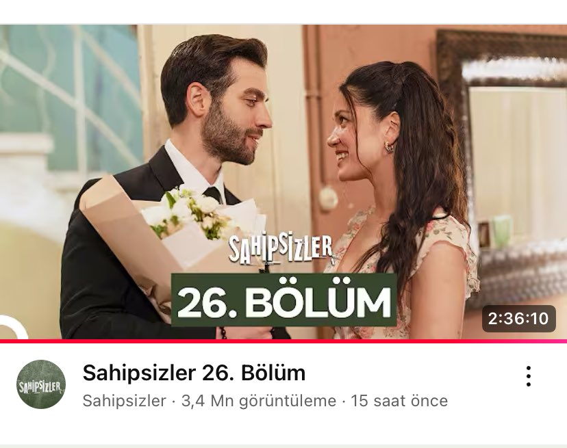 Daha iyisi gelene kadar her gün 3 kez
 aşiri doz da #azdev sahneleri ile tavsiye ederim #Sahipsizler