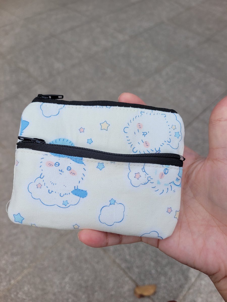 同一塊日本布做的小錢包～