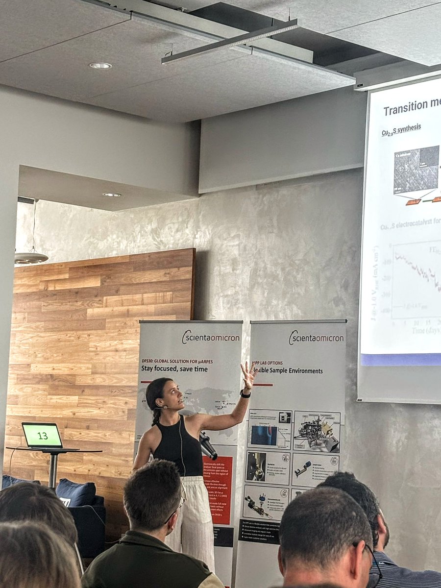 Surface science lab (@surfphyschem) on Twitter photo Yesterday it was <a href="/roserfernandezc/">Roser Fernandez i Climent</a>'s turn to present a system for growing atomically well-ordered TMS catalysts compatible with UHV characterization. Good job! #ECSCD16 #ICSOS14 Yesterday it was <a href="/roserfernandezc/">Roser Fernandez i Climent</a>'s turn to present a system for growing atomically well-ordered TMS catalysts compatible with UHV characterization. Good job! #ECSCD16 #ICSOS14