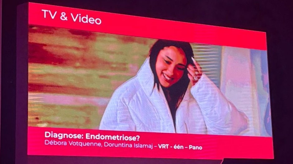 Belfius Persprijs gewonnen met 'Diagnose endometriose?' (Pano) in de categorie TV &amp; Video. Trots op reporters Doruntina Islamaj en Débora Votquenne. Vereerd dat ik jullie eindredacteur mocht zijn.