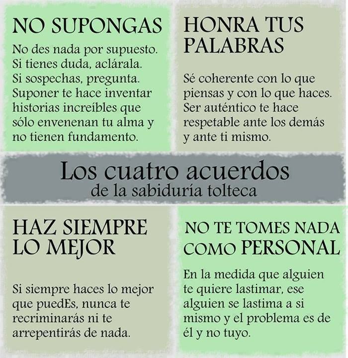 Los 4 acuerdos Toltecas
Los 4 acuerdos de la sabiduría Tolteca que te enseñan a vivir mejor
Según la tradición tolteca, para alcanzar el equilibrio es necesario hacer una re capitulación de nuestras vidas que implique romper los acuerdos
formarse.com.ar/sitio/2024/03/…